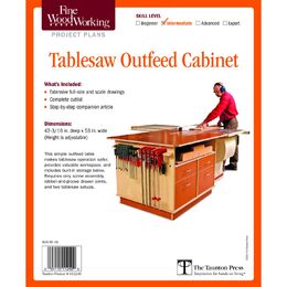 Tablesaw Outfeed Cabinet Plan