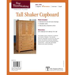 Tall Shaker Cupboard Plan