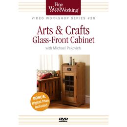 Arts & Crafts Glass-Front Cabinet - DVD