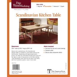Scandinavian Kitchen Table Plan