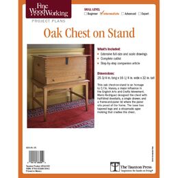 Oak Chest on Stand Plan