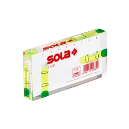 SOLA Acrylic Glass 10cm Spirit Level 
