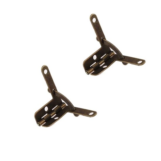 Quadrant Hinge 22 x 28 mm (Antique Bronze)