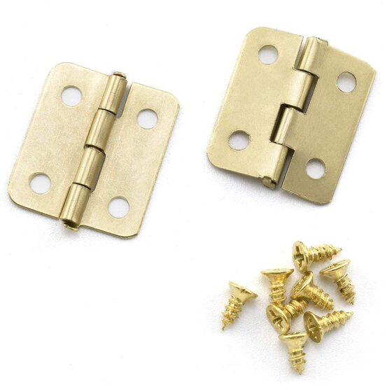 Cabinet Butt Hinges - 5 Pairs (10 hinges)