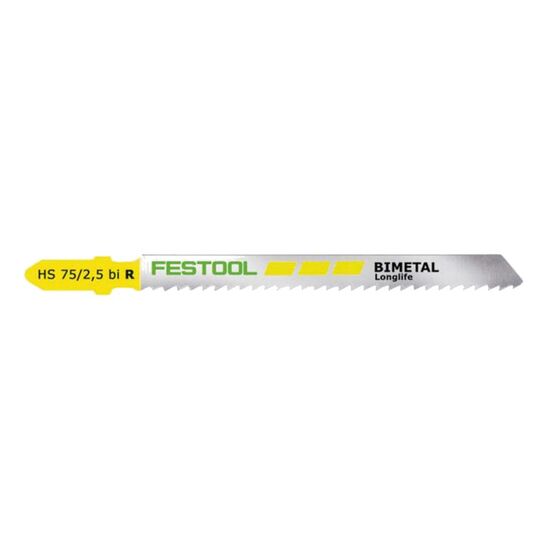 Festool Jigsaw Blade HS 75/2.5 BI R (5 Pack) (493570)