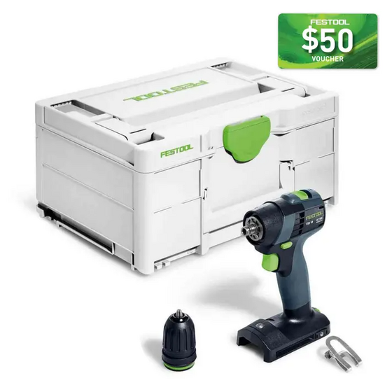 Festool TXS 18V Cordless Compact 2 Speed Drill Basic (576894)