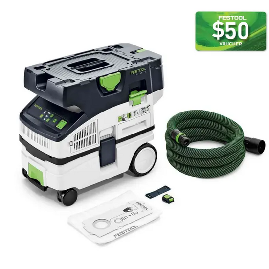 Festool CTLC MINI 10l L Class 18V Cordless Mobile Dust Extractor Basic (577065)