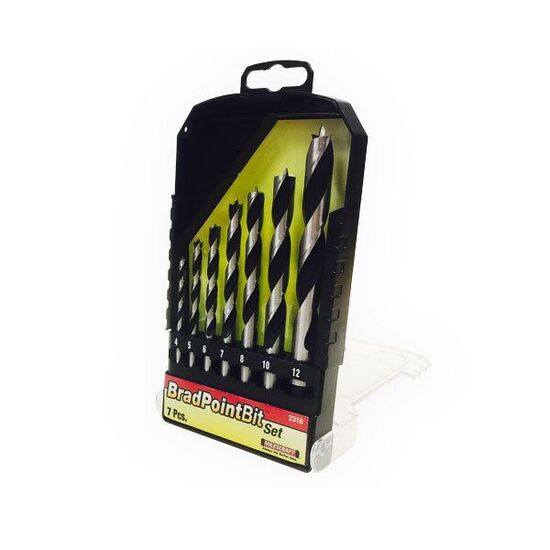 Milescraft 2318 Brad 7 Piece Brad Point Set (Metric)