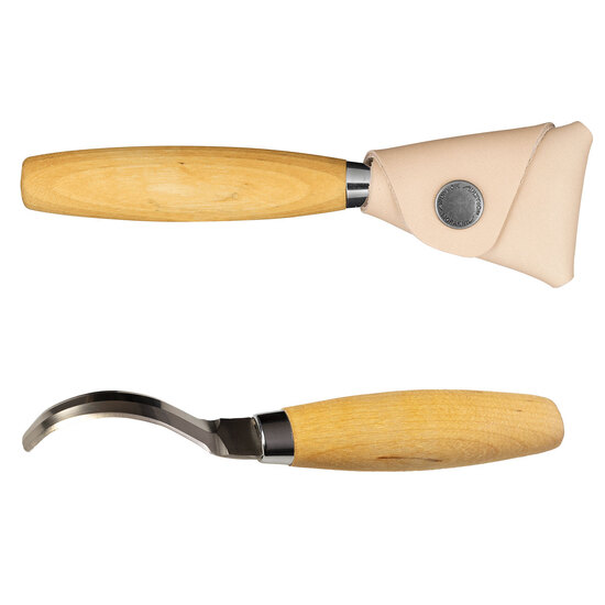 Morakniv Woodcarving Hook Knife 163 w/ Leather Sheath/Box