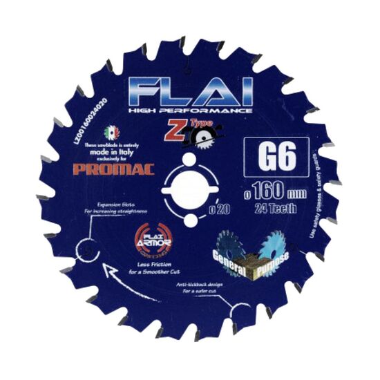 Flai R12 Ripping Flai Saw Blade - 180mm (14 teeth)