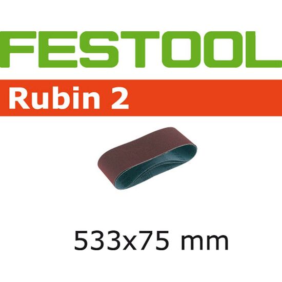 Festool Rubin Abrasive Belt 533x75mm P40 (10 Pack) (499155)