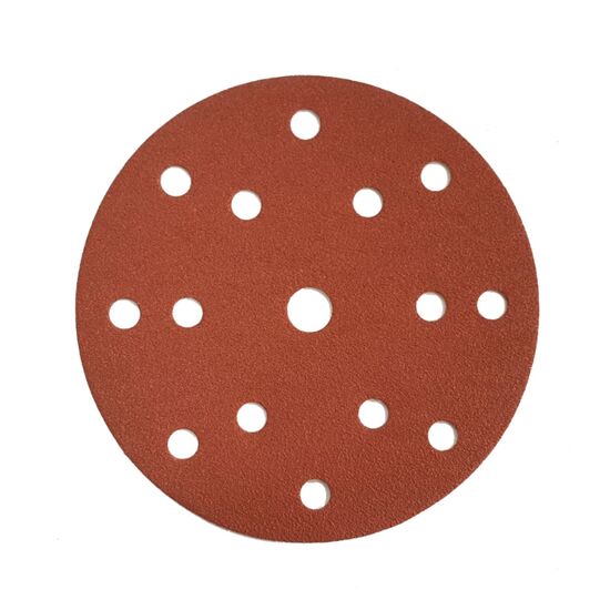 Hook and Loop Backed Perforated Sanding Disc 150mm 15 Hole - 60 Grit