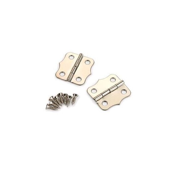 Highpoint 158422 Decorative Hinge 2 - 24x24mm [Colour: Nickel]