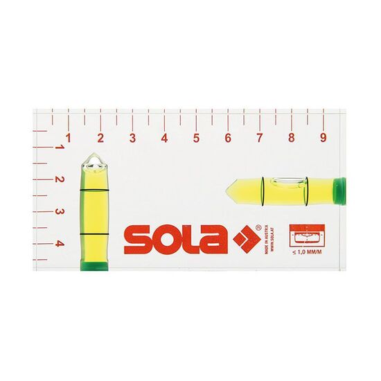 SOLA Acrylic Glass 9.5cm Spirit Level 