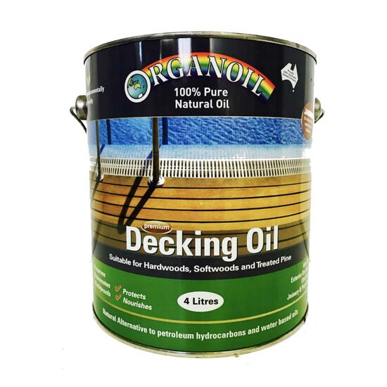 Organoil Decking Oil (Jarrah) - 4 Litre