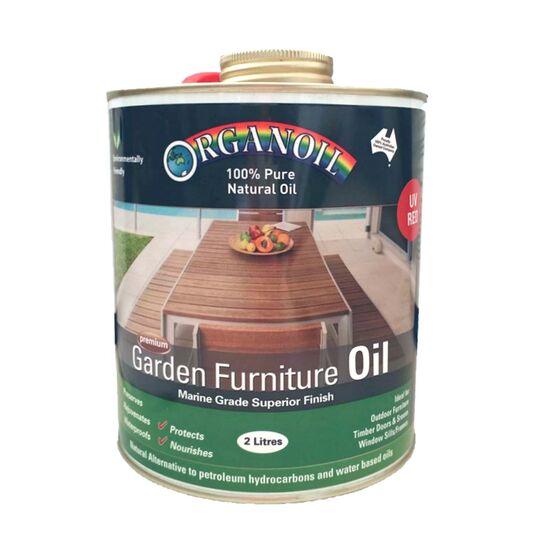 Organoil Garden Furniture Oil (Red) - 2 Litres