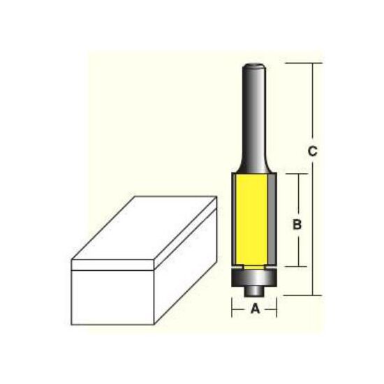 Econocut EY8012B Flush Trim Router Bits