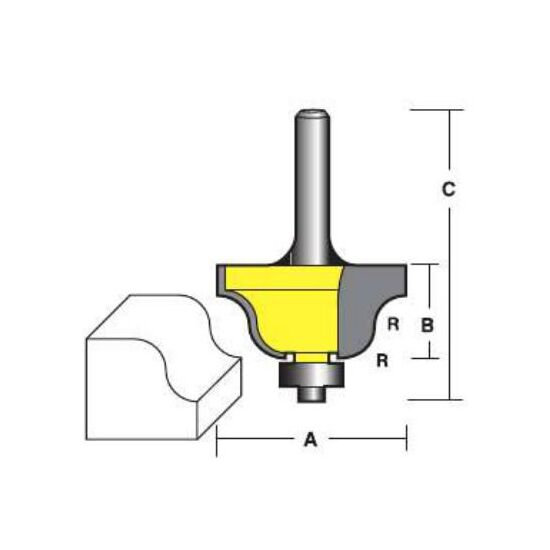 Econocut EY5708B 1/4" Roman Ogee Router Bits