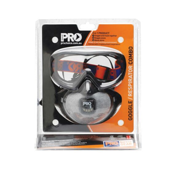 Pro Choice FSPG Goggle/Respirator Combo