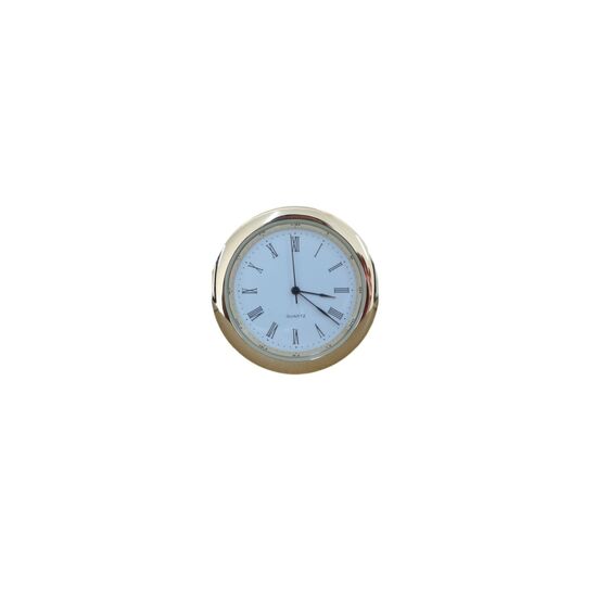 Mustair 45mm Clock Fit Ups (White Face - Roman Numerals)