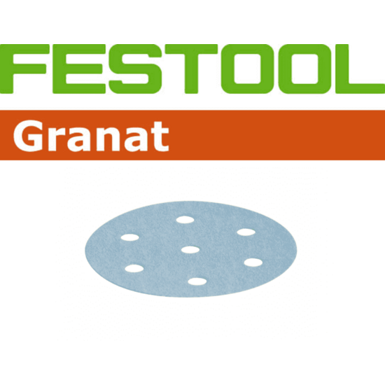 Festool Granat Abrasive Disc 90 mm 6 Hole P40 50 Pack (497363)