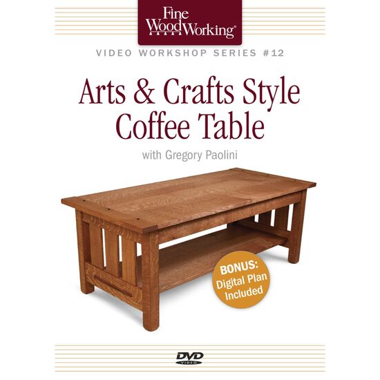 Arts & Crafts Style Coffee Table - DVD
