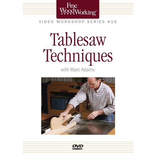 Fine Woodworking Video Workshop Series: Tablesaw Techniques - DVD