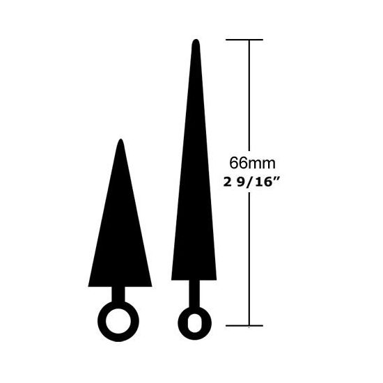 66mm Triangle Hands(Plating:Black)