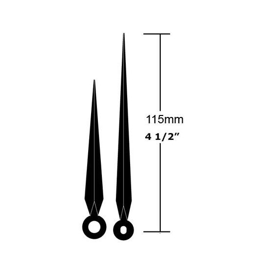 115mm Dagger Blade Hands(Plating:Black)