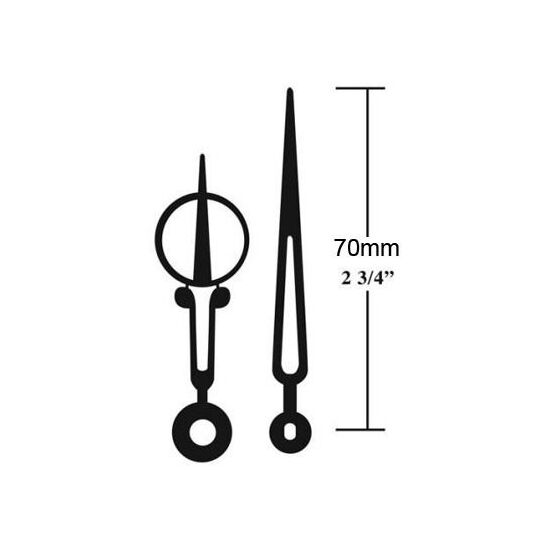 70mm Picasso Hands(Plating:Black)