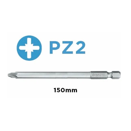 Witte 'Pro' Pozidriv Bit - Loose 150mm