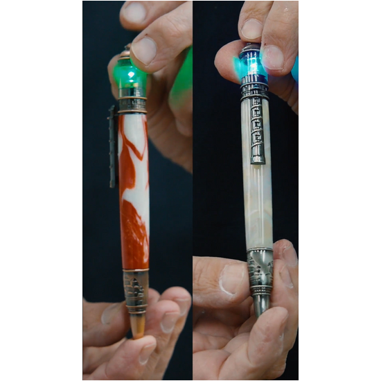 Lighthouse Pen Kit Bundle (5 x Antique Rose Copper & 5 x Gun-Polish) – Black Friday Special