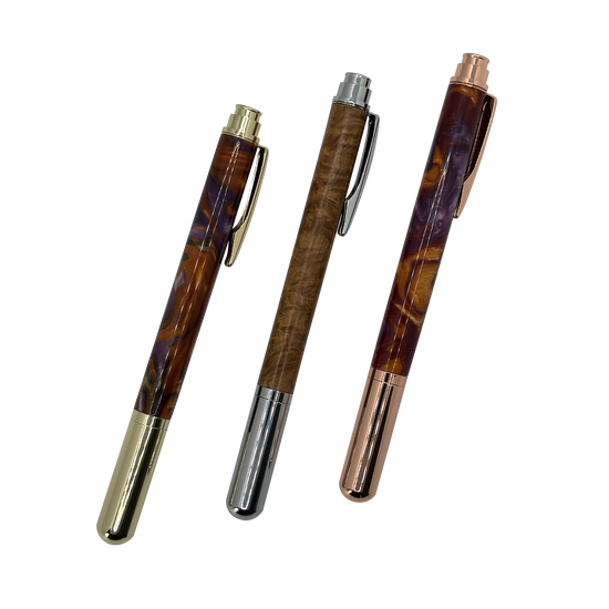 Lester Pen Kit Bundle (5 ea: Gold / Chrome / Copper — 15 kits) EOFY Special