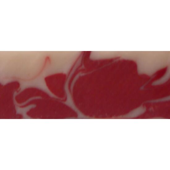 Red and White Poly Resin Pen Blank