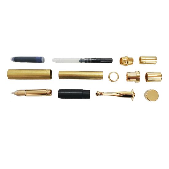 Atrax Fountain Pen Kit - Upgrade Gold