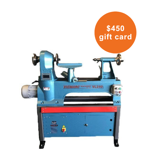 VICMARC Lathe - VL240 Heavy Duty ASM Swivel Head