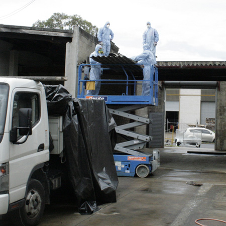 Work on our new premises. 
