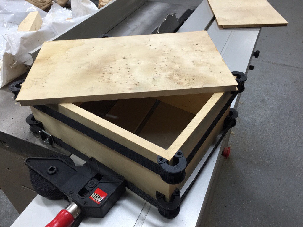 Box sides are glued up